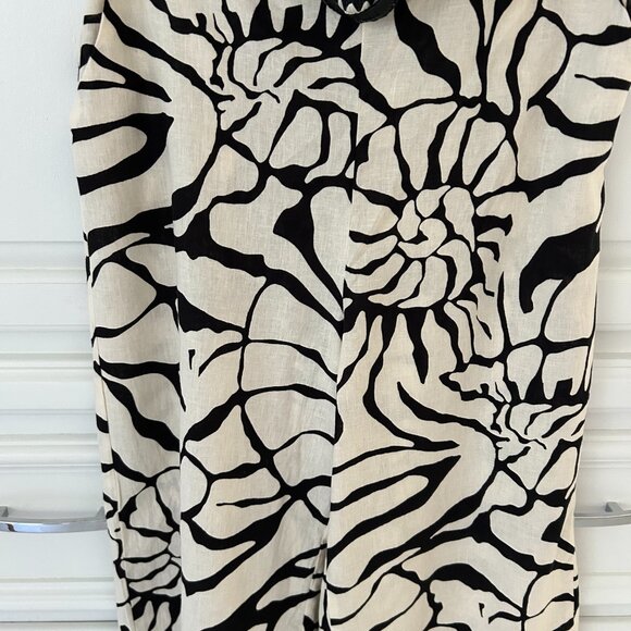 NWOT Rachel Zoe Wide Leg Linen Blend Pants - Picture 3 of 6